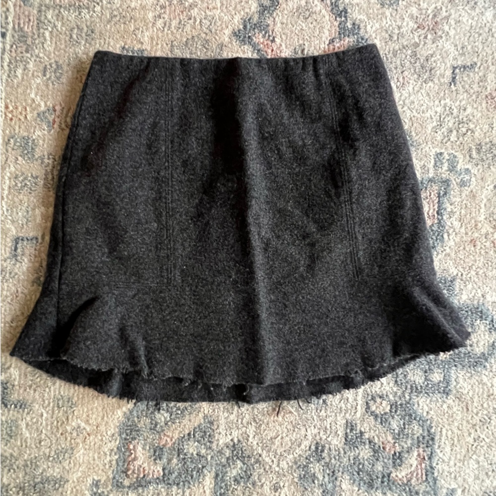 Madewell Wool Mini Skirt